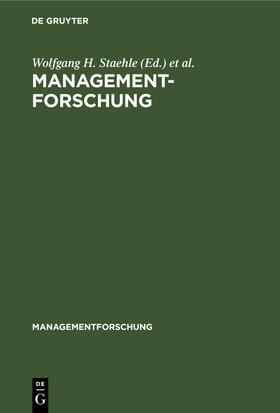 Staehle / Sydow | Managementforschung | E-Book | sack.de
