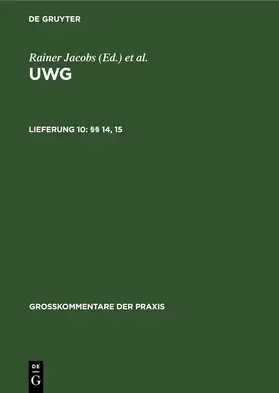 Messer |  §§ 14, 15 | eBook | Sack Fachmedien