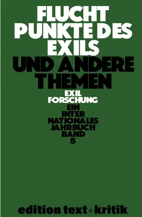 Koebner |  Fluchtpunkte des Exils und andere Themen | Buch |  Sack Fachmedien