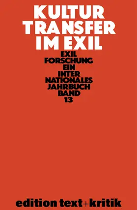 Krohn |  Kulturtransfer im Exil | eBook | Sack Fachmedien