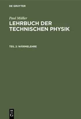Müller |  Wärmelehre | Buch |  Sack Fachmedien