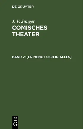 Jünger | [Er mengt sich in Alles] | E-Book | www.sack.de