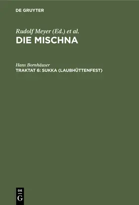 Bornhäuser | Sukka (Laubhüttenfest) | Buch | 978-3-11-243433-8 | sack.de