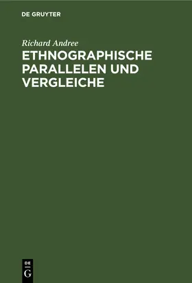 Andree | Ethnographische Parallelen und Vergleiche | E-Book | sack.de