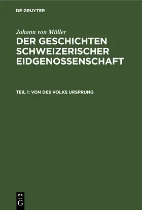 Müller | Von des Volks Ursprung | E-Book | www.sack.de