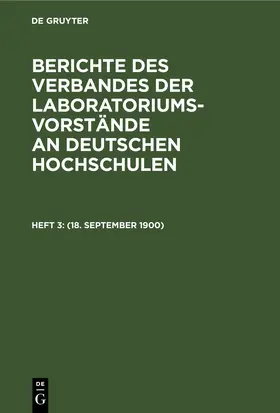  (18. September 1900) | eBook | Sack Fachmedien