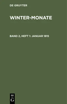  Januar 1815 | eBook | Sack Fachmedien