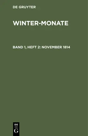 Degruyter |  November 1814 | Buch |  Sack Fachmedien