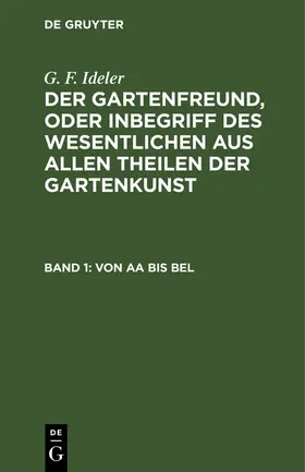 Ideler |  Von Aa bis Bel | eBook | Sack Fachmedien