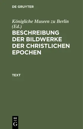 Vöge |  Text | Buch |  Sack Fachmedien