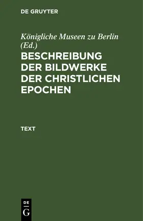Vöge |  Text | eBook | Sack Fachmedien