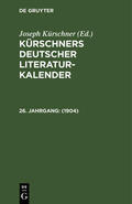 Kürschner |  1904 | Buch |  Sack Fachmedien