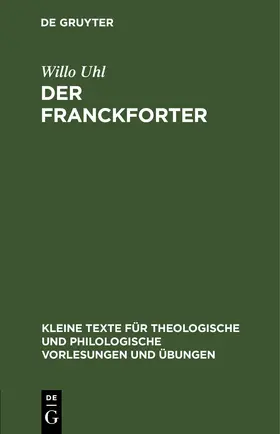 Uhl | Der Franckforter | E-Book | www.sack.de