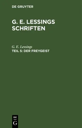 Degruyter |  Der Freygeist | Buch |  Sack Fachmedien