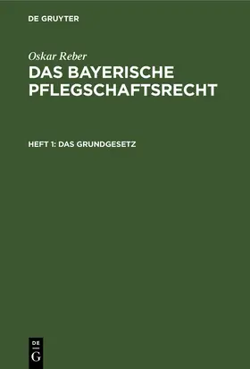 Reber | Das Grundgesetz | Buch | 978-3-11-246343-7 | www.sack.de