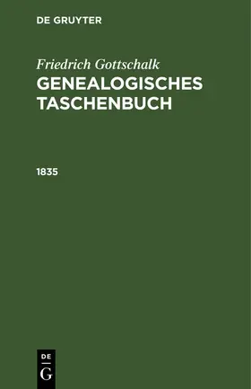 Gottschalk |  1835 | Buch |  Sack Fachmedien