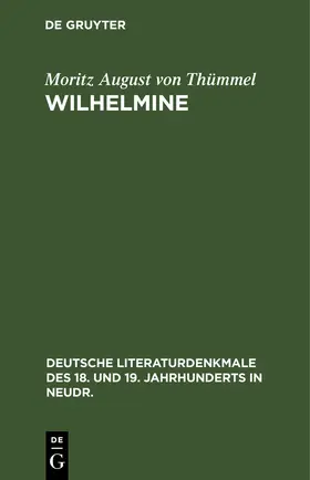Thümmel |  Wilhelmine | eBook | Sack Fachmedien