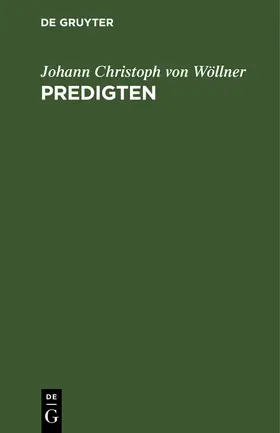 Wöllner |  Predigten | Buch |  Sack Fachmedien
