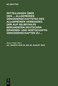 Crüger |  Danzig, vom 26. bis 29. August 1903 | Buch |  Sack Fachmedien