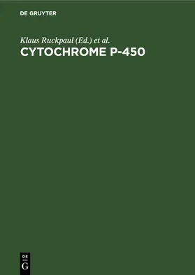 Ruckpaul / Rein |  Cytochrome P-450 | eBook | Sack Fachmedien