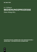 Klimow / König |  Bedienungsprozesse | Buch |  Sack Fachmedien