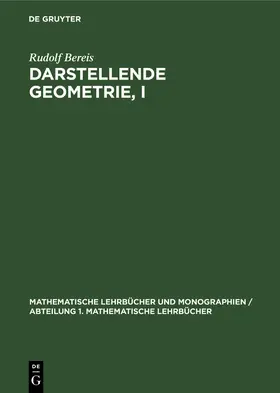 Bereis | Darstellende Geometrie, I | E-Book | sack.de