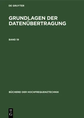 Grundlagen der Datenübertragung | Buch | 978-3-11-247259-0 | www.sack.de