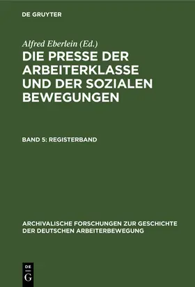Eberlein / Weber / Böhm |  Registerband | Buch |  Sack Fachmedien