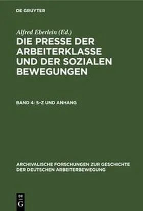 Eberlein |  S-Z und Anhang | Buch |  Sack Fachmedien