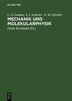 Landau / Achieser / Lifschitz | Mechanik und Molekularphysik | E-Book | www.sack.de
