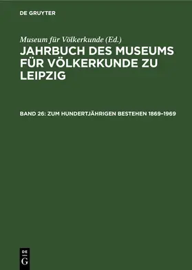  Zum hundertjährigen Bestehen 1869–1969 | eBook | Sack Fachmedien