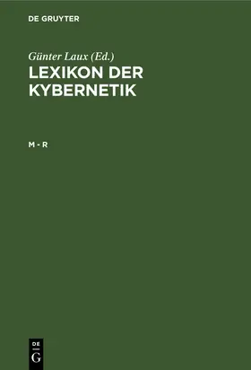 Laux | M - R | Buch | 978-3-11-247995-7 | www.sack.de