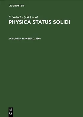 Gutsche / Müller / Görlich |  1964 | eBook | Sack Fachmedien