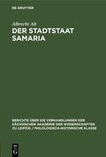 Alt |  Der Stadtstaat Samaria | Buch |  Sack Fachmedien