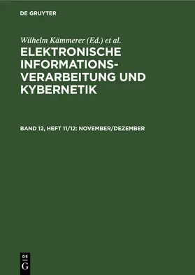 Kämmerer / Thiele |  November/Dezember | eBook | Sack Fachmedien