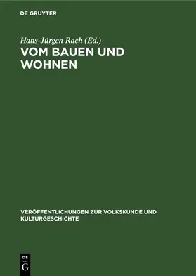 Rach | Vom Bauen und Wohnen | E-Book | www.sack.de