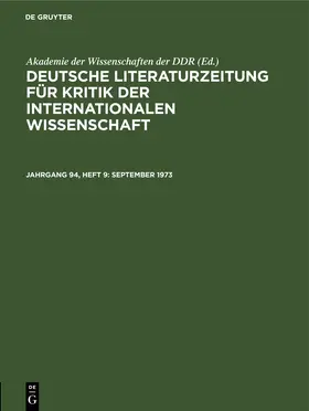  September 1973 | eBook | Sack Fachmedien