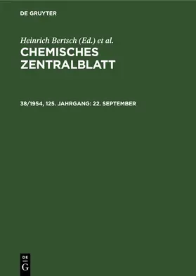 Bertsch / Klemm / Pflücke | 22. September | E-Book | www.sack.de