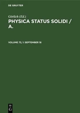 Görlich | September 16 | E-Book | www.sack.de