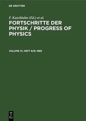 Kaschluhn / Lösche / Ritschl |  1983 | eBook | Sack Fachmedien