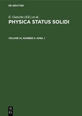 Gutsche / Müller / Görlich |  April 1 | Buch |  Sack Fachmedien