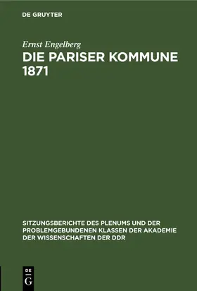 Engelberg |  Die Pariser Kommune 1871 | eBook | Sack Fachmedien