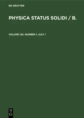 July 1 | Buch | 978-3-11-249987-0 | www.sack.de