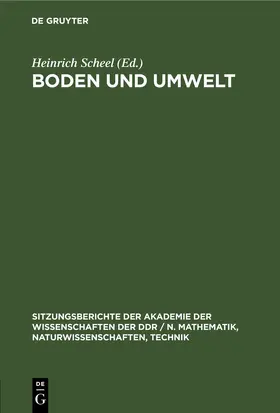 Scheel | Boden und Umwelt | E-Book | www.sack.de