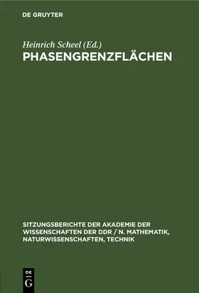 Scheel |  Phasengrenzflächen | eBook | Sack Fachmedien