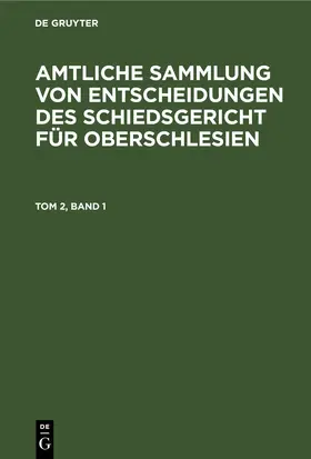 1931 | Buch | 978-3-11-251485-6 | www.sack.de
