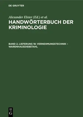 Sieverts / Elster / Schneider |  Vernehmungstechnik - Warenhausdiebstahl | Buch |  Sack Fachmedien