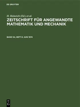Heinrich / Schmid |  Juni 1974 | eBook | Sack Fachmedien