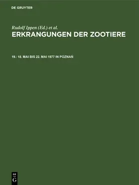 Schröder / Ippen |  18. Mai bis 22. Mai 1977 in Pozna¿ | Buch |  Sack Fachmedien