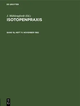 Mühlenpfordt |  November 1982 | eBook | Sack Fachmedien